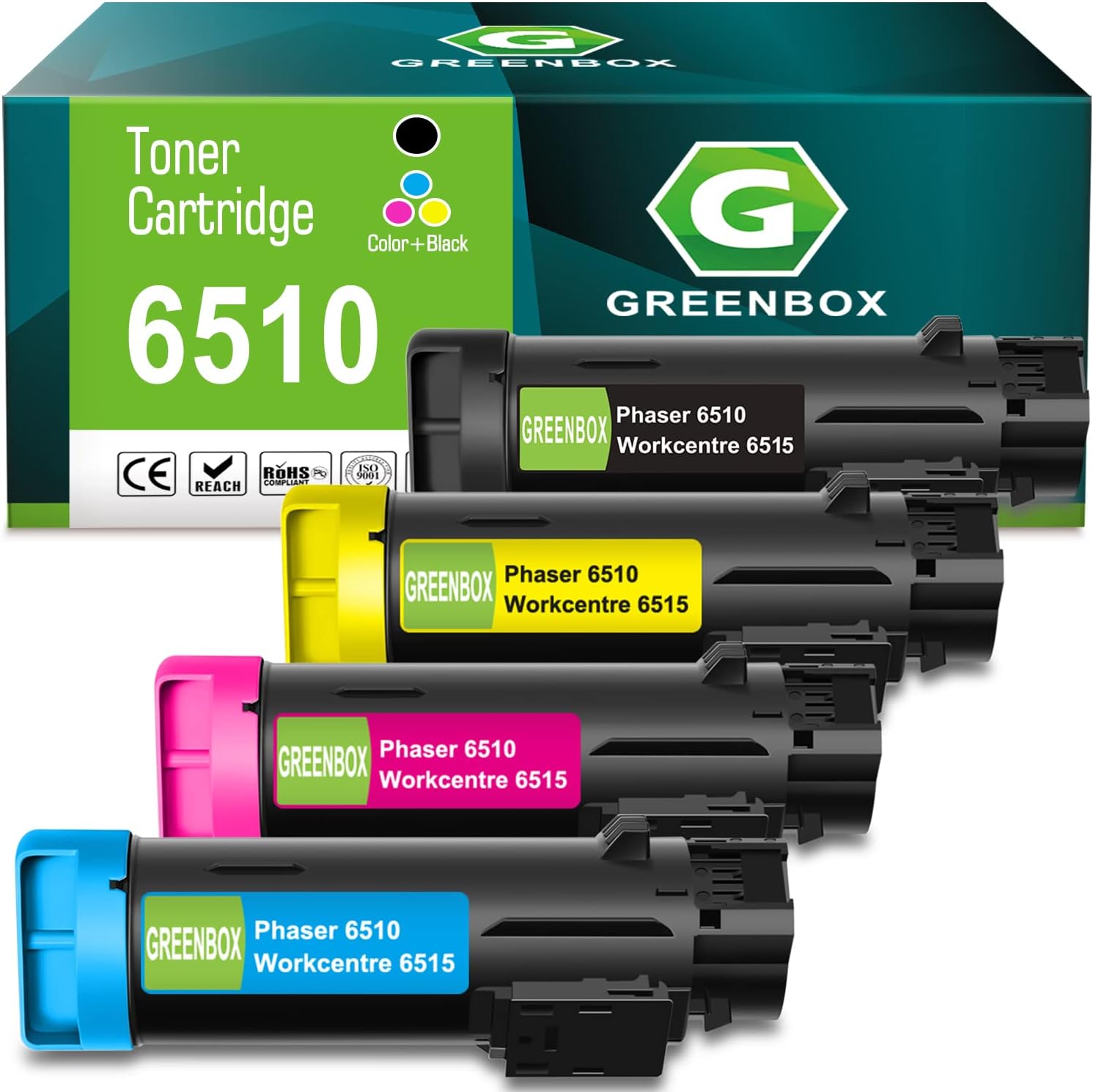 GREENBOX 63 Black Ink Cartridges Replacement for HP